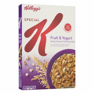 Kellogg's Special K Breakfast Cereal, 11 Vitamins and Minerals, Made with Fiber and Iron, Fruit and Yogurt