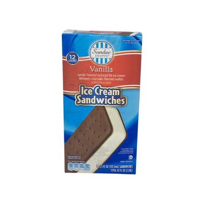 Sundae Shoppe Vanilla Ice Cream Sandwiches