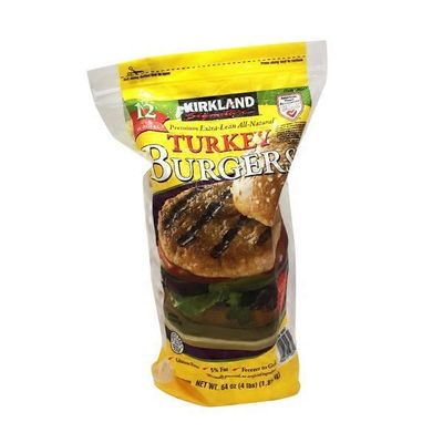 Kirkland Signature Turkey Brgrs 12 Ct 6/4#