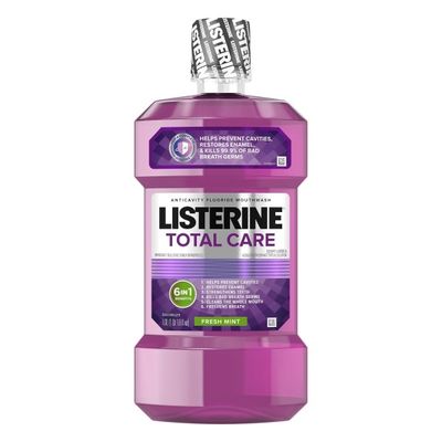 Listerine Total Care Anticavity Mouthwash, Fresh Mint