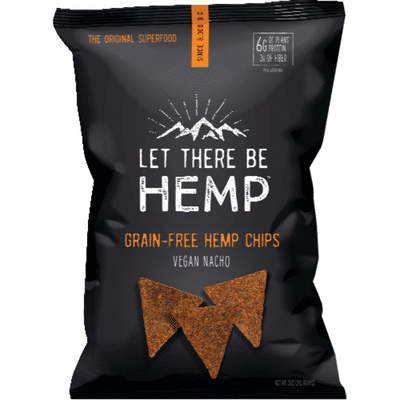 Let There Be Hemp Hemp Chips, Grain-Free, Vegan Nacho