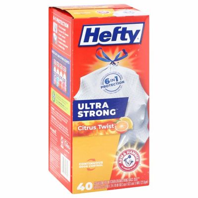 Hefty Citrus Twist Tall Kitchen Drawstring Bags
