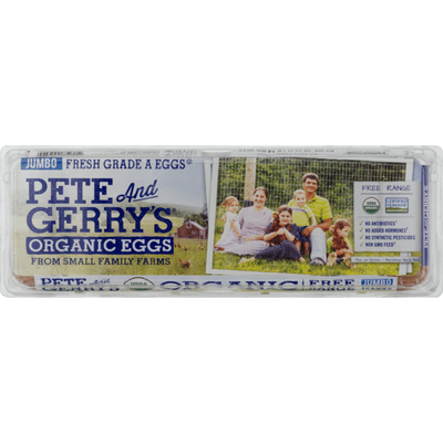Pete And Gerry's Organic Eggs Organic Eggs Jumbo Grade A Eggs