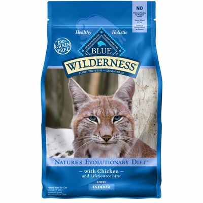 Blue Buffalo Wilderness Natural Revolutionary Diet Chicken Recipe with LifeSource Bits for Cats