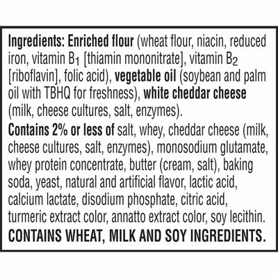 Cheez-It Cheese Crackers, Baked Snack Crackers, Office and Kids Snacks, White Cheddar