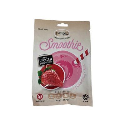 Pompeii Produce Enhancers Smoothie Strawberry Mix