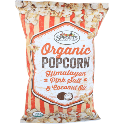 Sprouts Organic Pink Salt Coconut Popcorn