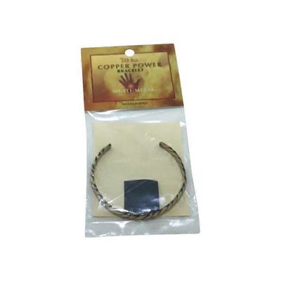 Windrose Trading 3 Metals Twist Copper Bracelet