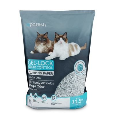 So Phresh Unscented Paper Clumping Cat Litter