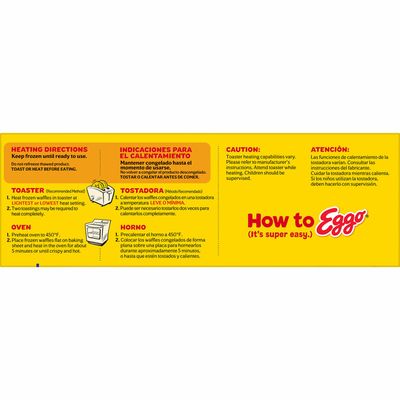 Eggo Frozen Waffles, Frozen Breakfast, Toaster Waffles, Blueberry