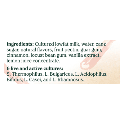 Chobani Yogurt, Less Sugar, Low-Fat, Greek, Madagascar Vanilla & Cinnamon
