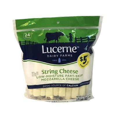 Lucerne Mozzarella Low-moisture Part-skim String Cheese