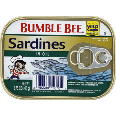 Bumble Bee Sardines in Oil