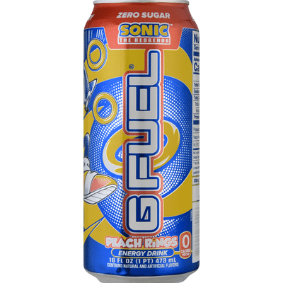 G Fuel Energy Drink Zero Sugar Peach Rings 16 Oz Delivery Or Pickup Near Me Instacart