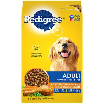 Pedigree Adult Complete Nutrition Roasted Chicken, Rice & Vegetable Dry Dog Food