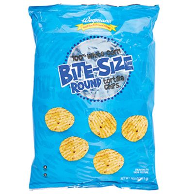 Wegmans 100% White Corn Bite-Size Round Tortilla Chips