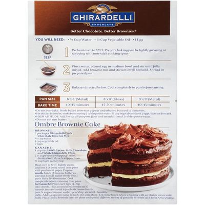 Ghirardelli Chocolate Dark Chocolate Premium Brownie Mix