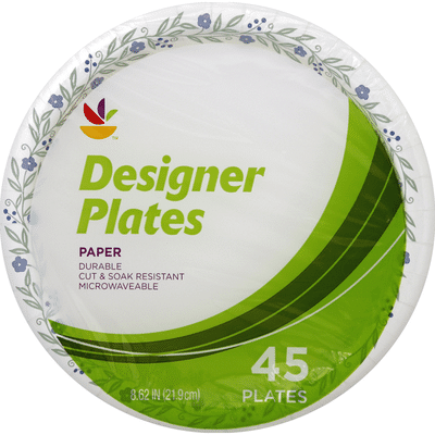 SB Plates, Designer, Paper, 8.62 Inch