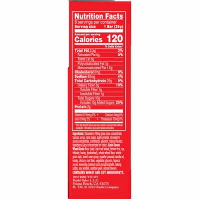 Kashi Soft-Baked Breakfast Bars Ripe Strawberry