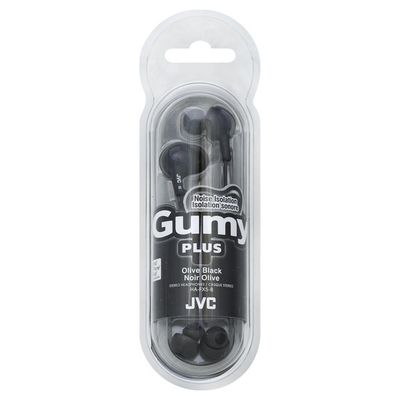 Jvc Headphones, Stereo, Olive Black