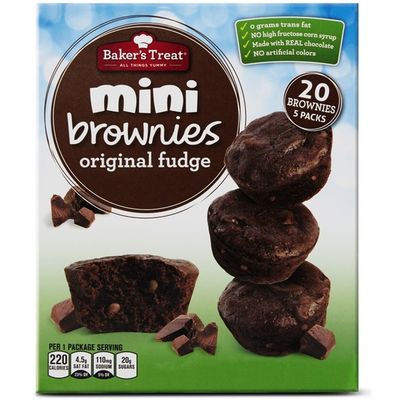 Baker's Treat Mini Brownie Bites