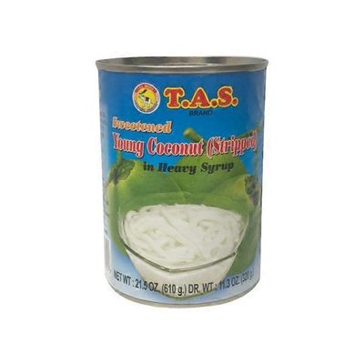 T.A.S. Stripped Young Coconut in Heavy Syrup