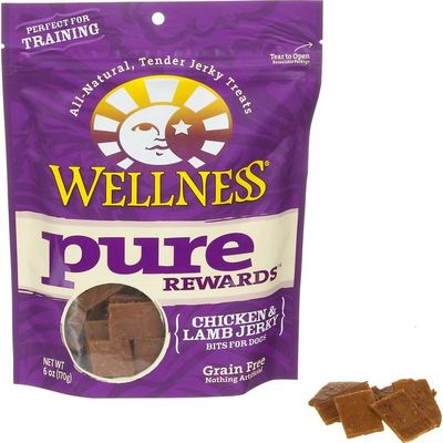 Wellness Pure Rewards Grain Free Chicken & Lamb Jerky Bits Dog Treats