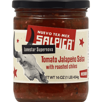 Salpica Salsa Tomato Jalapeno Lonestar Supernova Medium 16 Oz Instacart