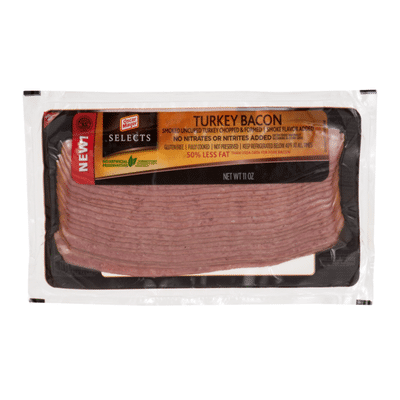 Oscar Mayer Turkey Bacon 50% less fat
