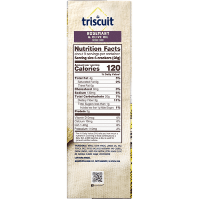 Triscuit Crackers, Rosemary & Olive Oil