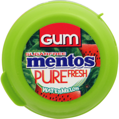 Mentos Gum, Sugarfree, Watermelon