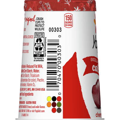 Yoplait Original Yogurt, Cherry Orchard, Low Fat Yogurt