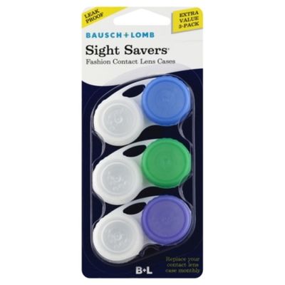 Bausch & Lomb Contact Lens Cases, Fashion, Extra Value 3 Pack