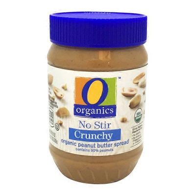 O Organics Crunchy No Stir organic peanut butter spread