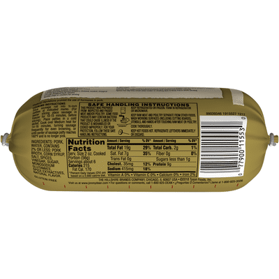 Jimmy Dean Premium Pork Regular Sausage Roll