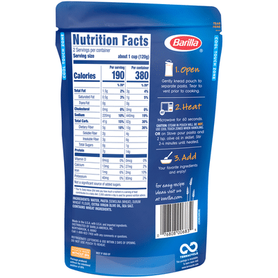 Barilla® Fully Cooked Ready Pasta Rotini