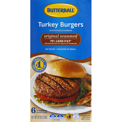Butterball Original Seasoned Turkey Burgers