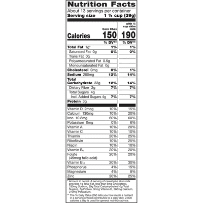 Corn Chex Cereal, Gluten Free