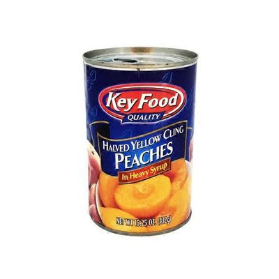Key Food Peach Halves in Heavy Syrup