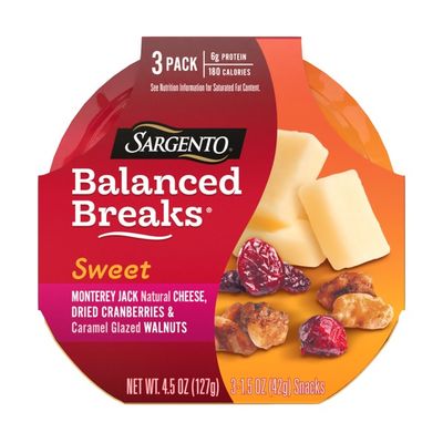 Sargento® Sweet Balanced Breaks® Monterey Jack Natural Cheese, Dried ...