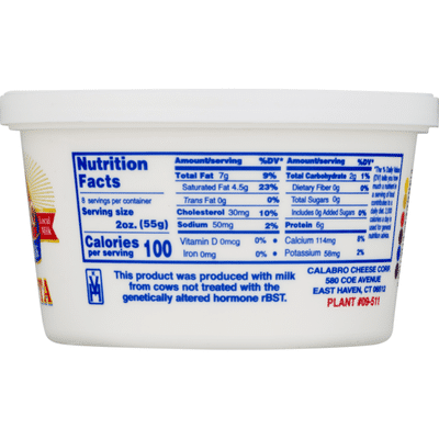 Calabro Ricotta Cheese Whole Milk