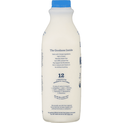 Lifeway Organic Plain Unsweetened Cultured Lowfat Milk