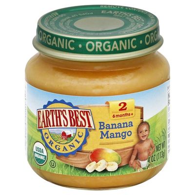 Earth's Best Stage 2 Banana Mango Organic Baby Food