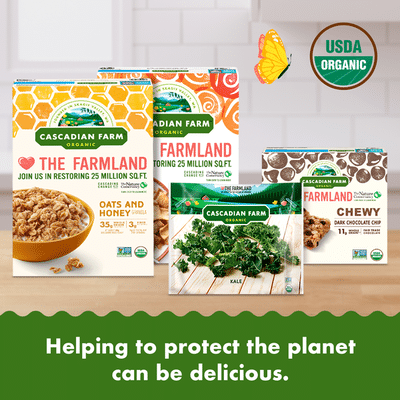 Cascadian Farm Organic Granola, Oats and Honey Cereal