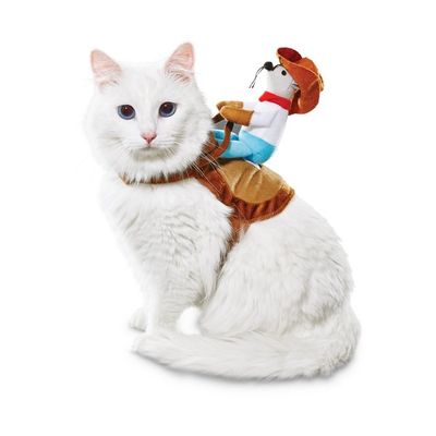 Halloween Kitty Up Cat Cowboy Costume