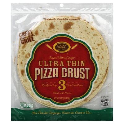 Golden Home Pizza Crust, Ultra Thin