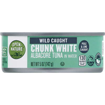 Open Nature Tuna in Water, Albacore, Chunk White