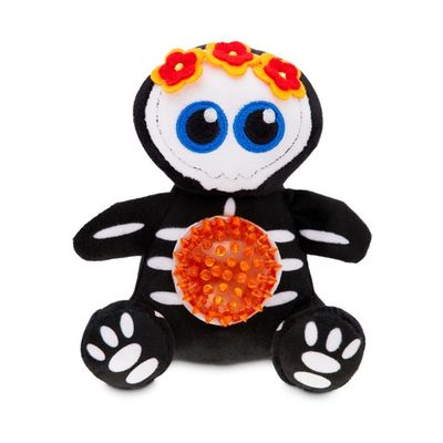 6" Halloween Skeleton Belly Tpr Cat Toy