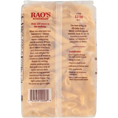 Rao's Homemade Penne Rigate Macaroni Product