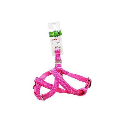 Petco Easy Step-In Pink & White Dotted Dog Harness